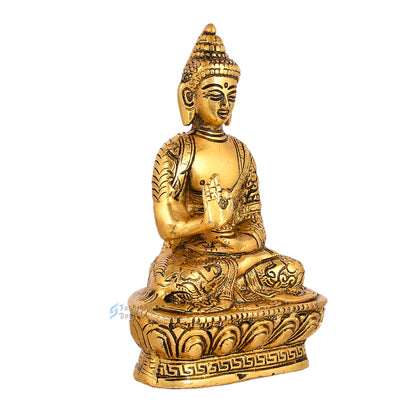 Elegant Metal Buddha Statue Idols for Gifting & Home Decoration | Spiritual & Artistic Decor