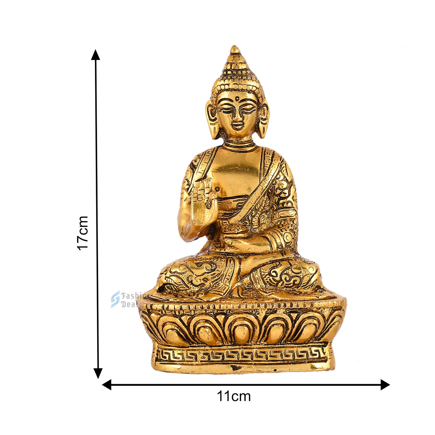 Elegant Metal Buddha Statue Idols for Gifting & Home Decoration | Spiritual & Artistic Decor