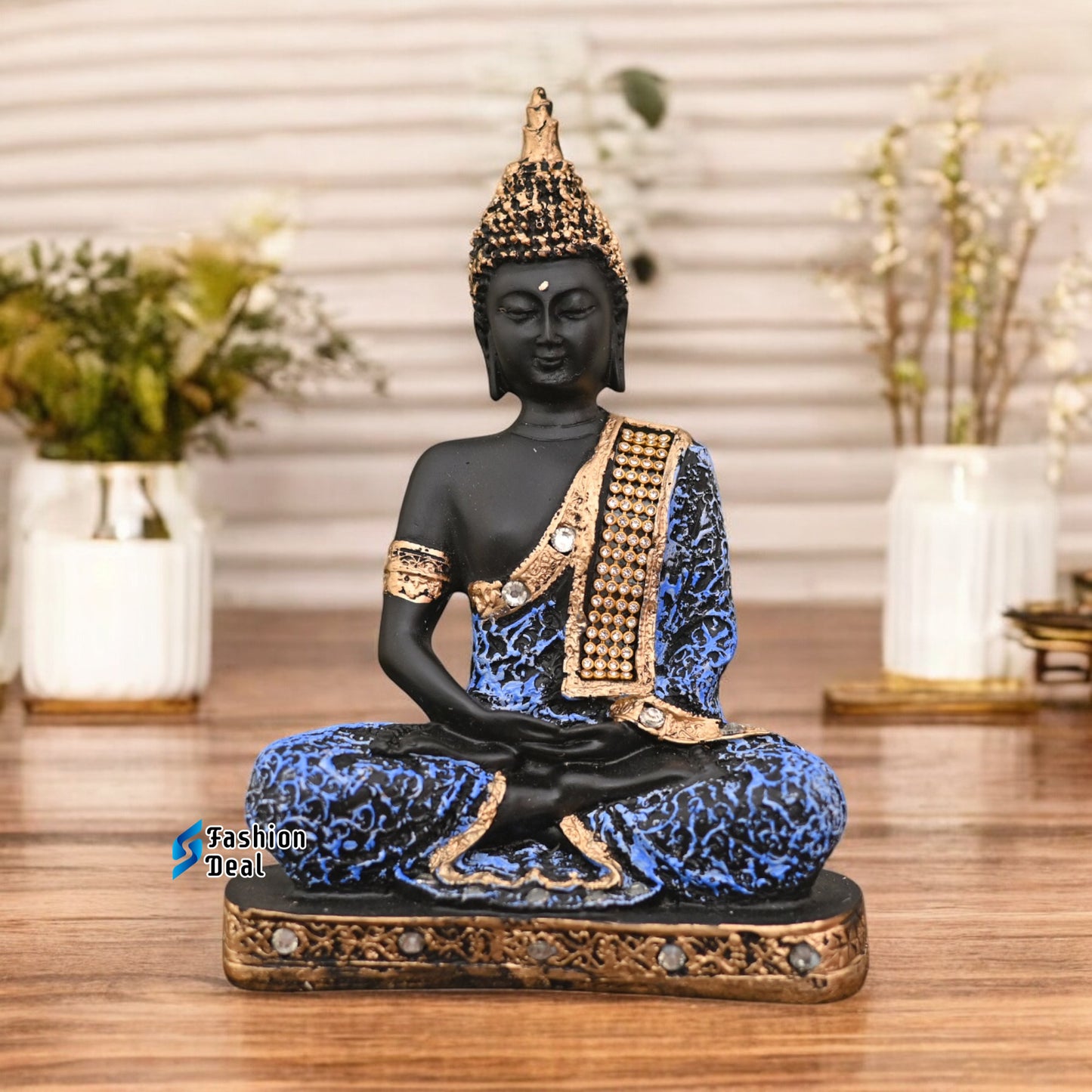 Elegant Buddha Statue Idols for Gifting & Home Decoration (9 Inch) | Spiritual & Artistic Decor