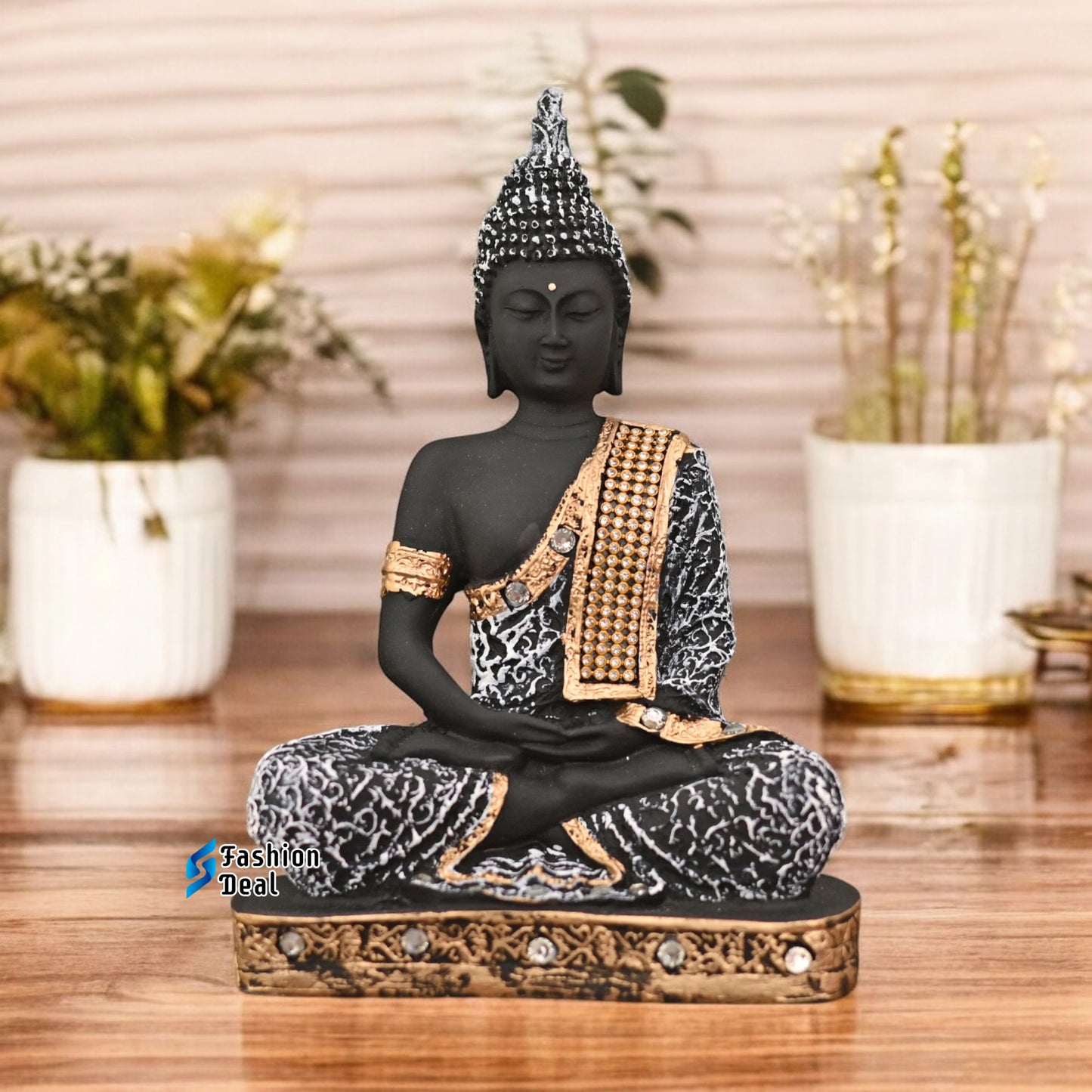 Elegant Buddha Statue Idols for Gifting & Home Decoration (9 Inch) | Spiritual & Artistic Decor