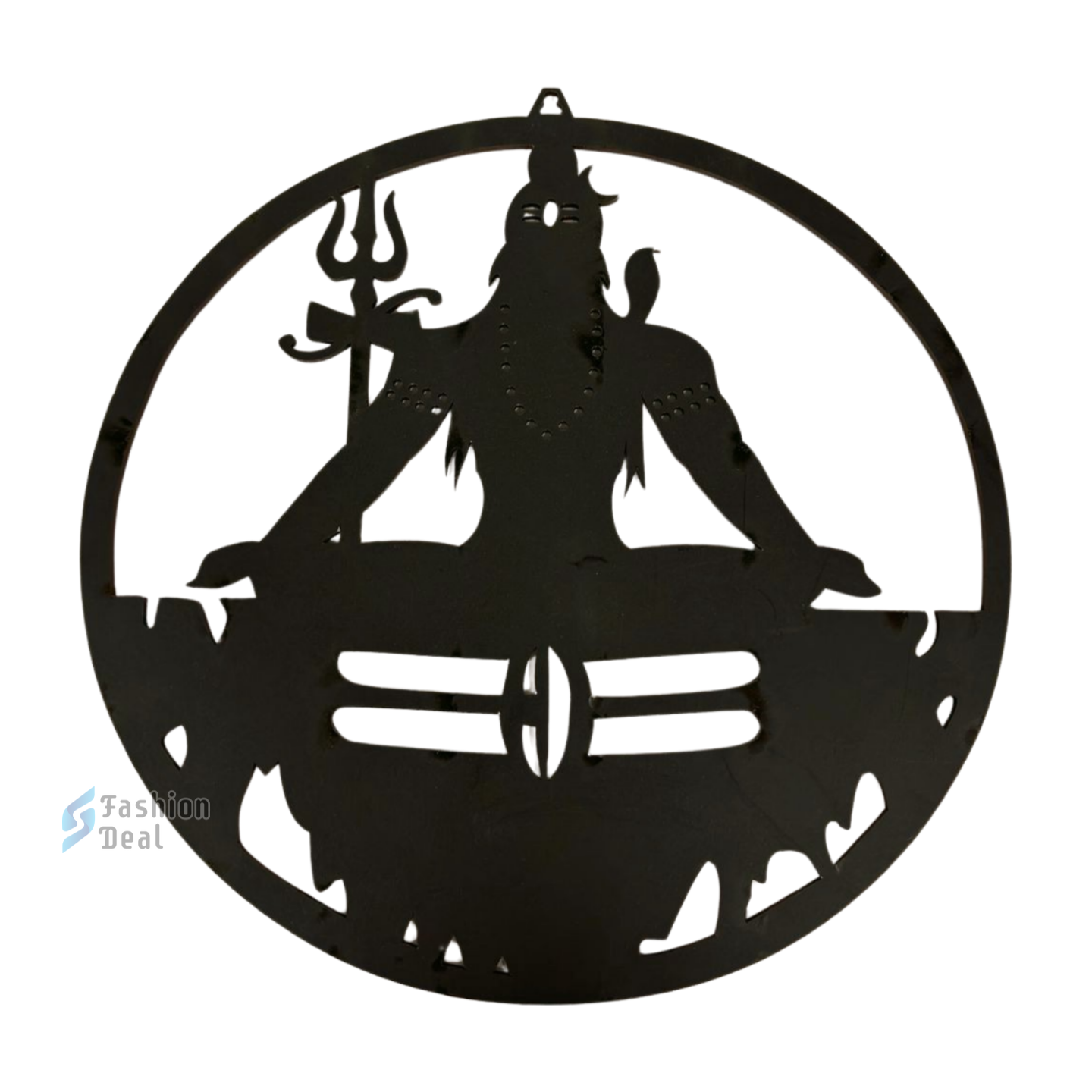 Unique Wooden MDF Laser Cut Religious Shiv Ji-Themed Wall Art – Perfect for Home Décor and Gifts