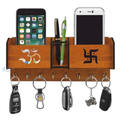 Wooden MDF Customized Keychain Holder For Wall Decoration