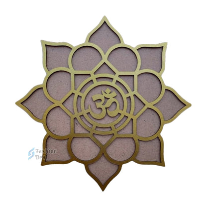 MDF Wooden Rangoli Cutouts Stencils for Diwali Decor - Decorative Festive Stencils for Home and Office Decoration