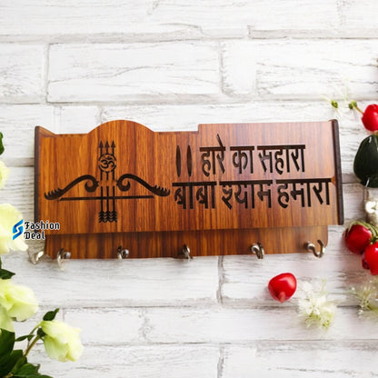 Wooden MDF Customized Keychain Holder For Wall Decoration
