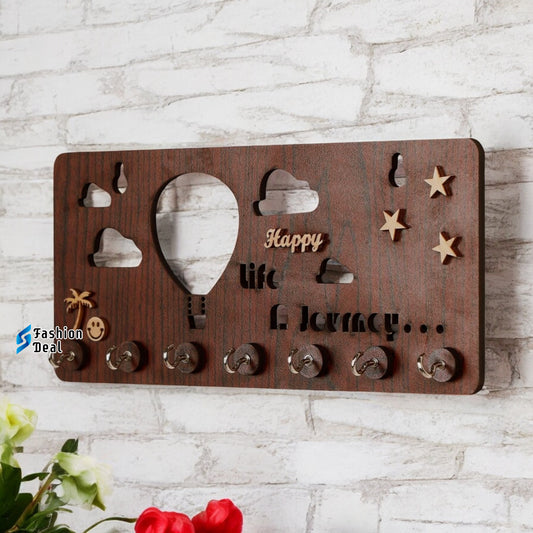 Wooden MDF Customized Keychain Holder For Wall Decoration
