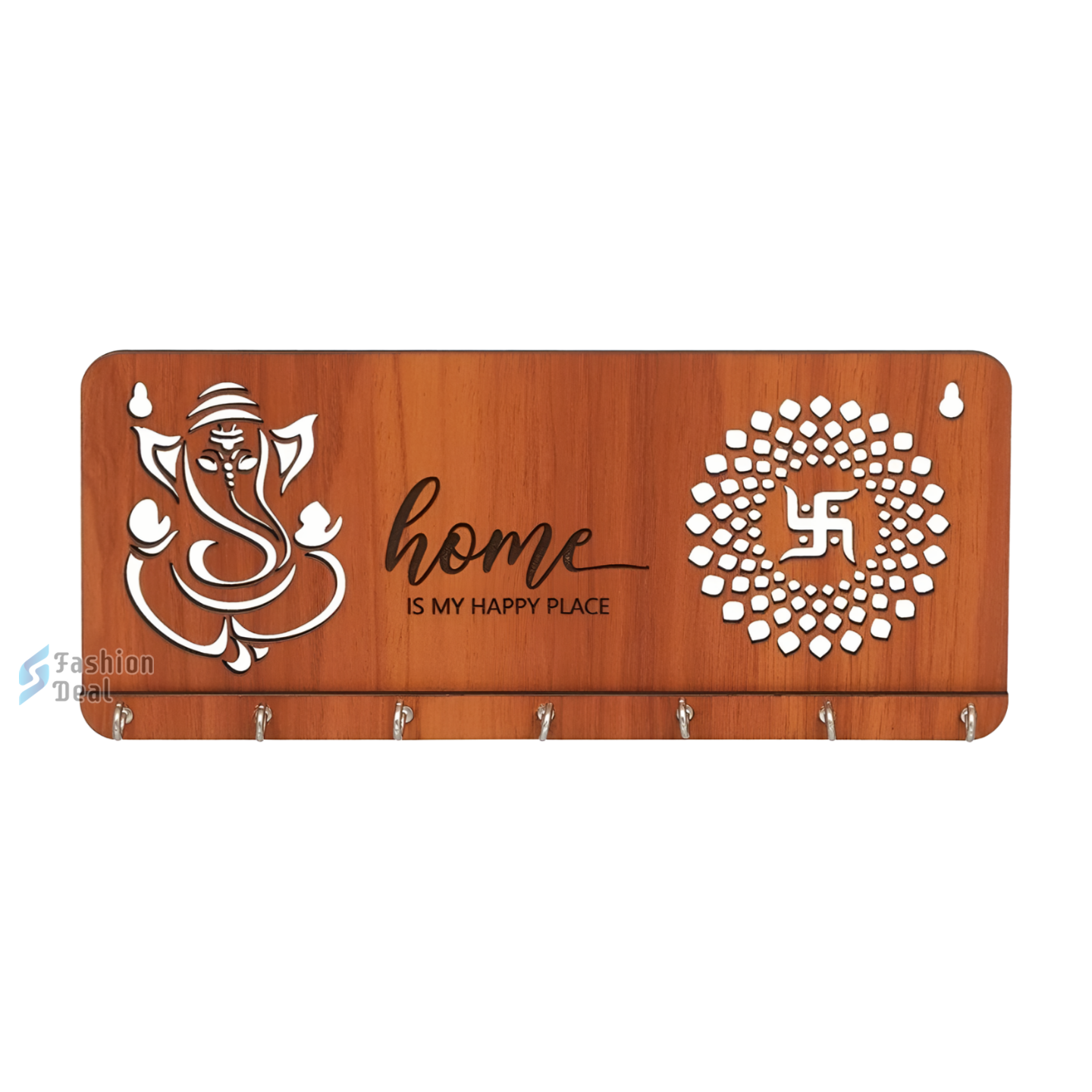 Wooden MDF Customized Keychain Holder For Wall Decoration