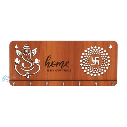 Wooden MDF Customized Keychain Holder For Wall Decoration