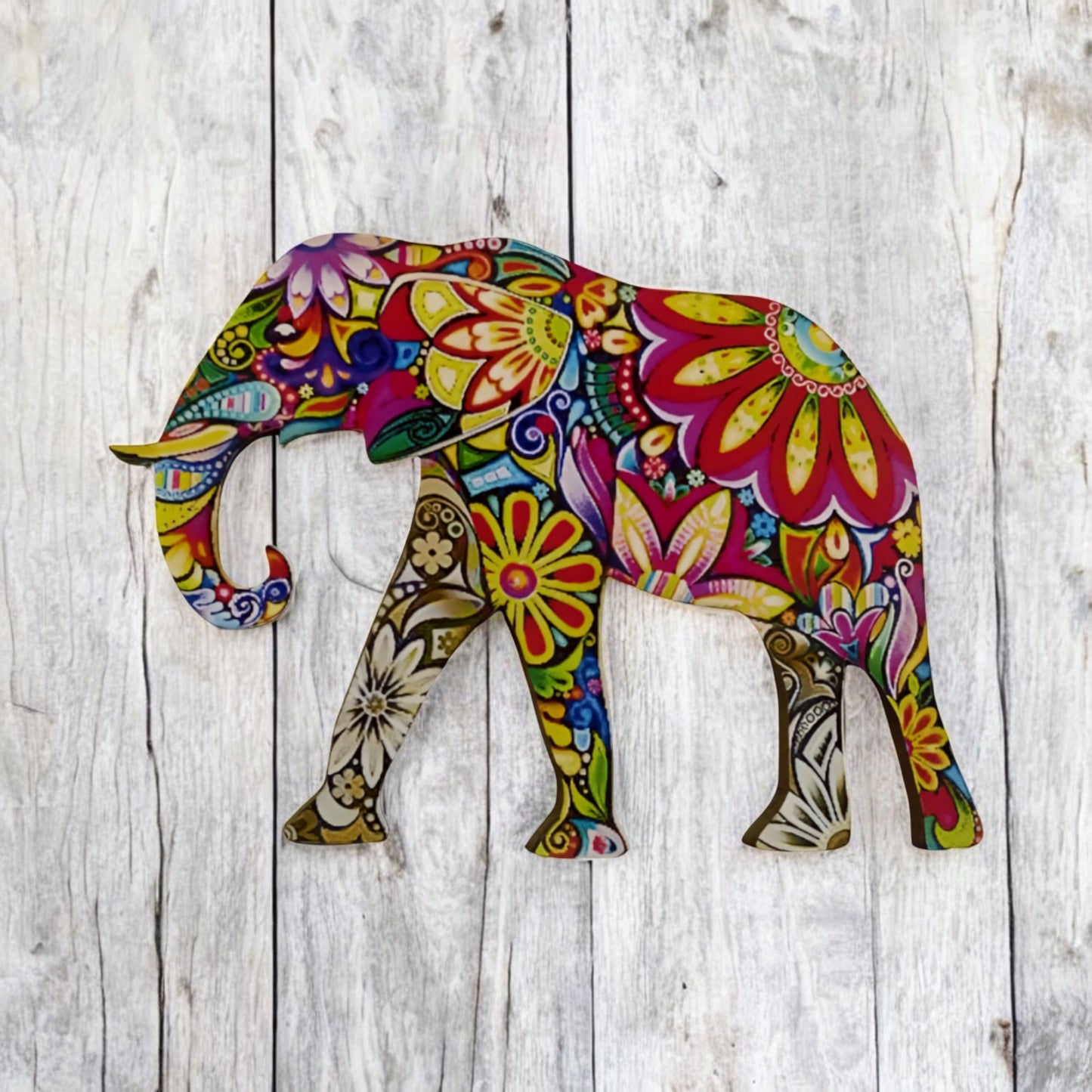 Wooden MDF Elephant Cutout Craft for Decoration