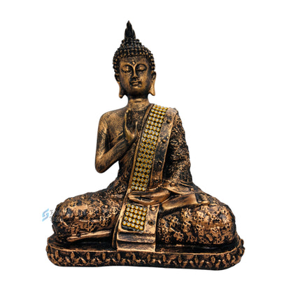 Elegant Buddha Statue Idols for Gifting & Home Decoration (7.5 Inch) | Spiritual & Artistic Decor