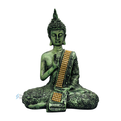 Elegant Buddha Statue Idols for Gifting & Home Decoration (7.5 Inch) | Spiritual & Artistic Decor