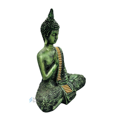 Elegant Buddha Statue Idols for Gifting & Home Decoration (7.5 Inch) | Spiritual & Artistic Decor