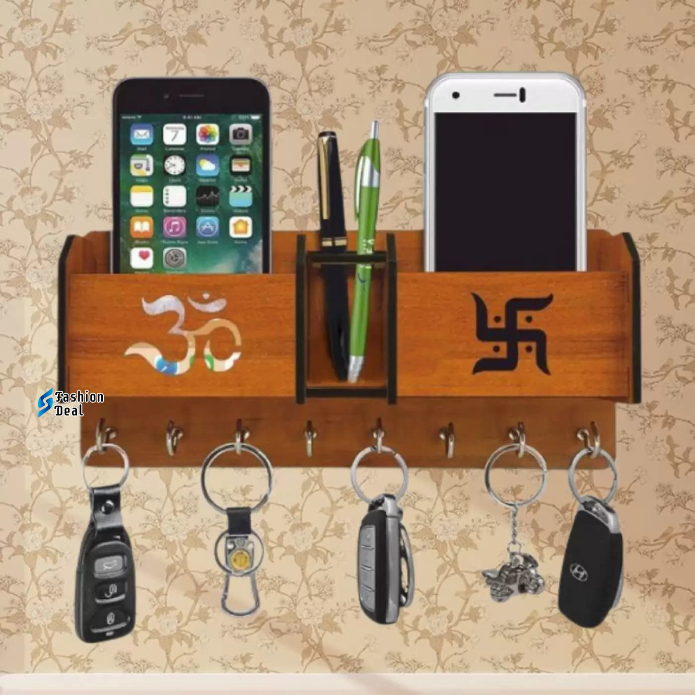 Wooden MDF Customized Keychain Holder For Wall Decoration