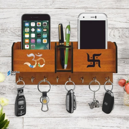 Wooden MDF Customized Keychain Holder For Wall Decoration