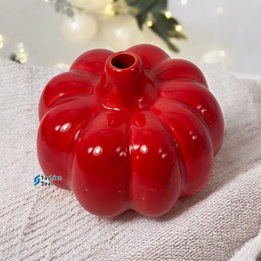 Elegant Ceramic Pumpkin Vase/Pot - Minimalist Home Décor Collection