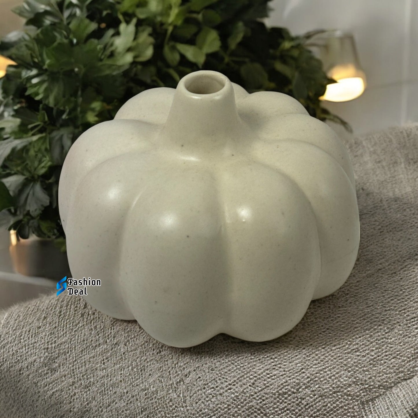 Elegant Ceramic Pumpkin Vase/Pot - Minimalist Home Décor Collection