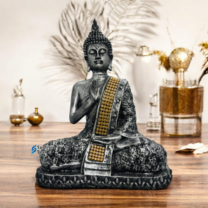 Elegant Buddha Statue Idols for Gifting & Home Decoration (7.5 Inch) | Spiritual & Artistic Decor