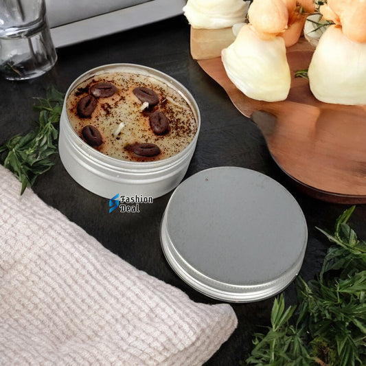 Soy Wax Scented Tin Jar Candle With Oud