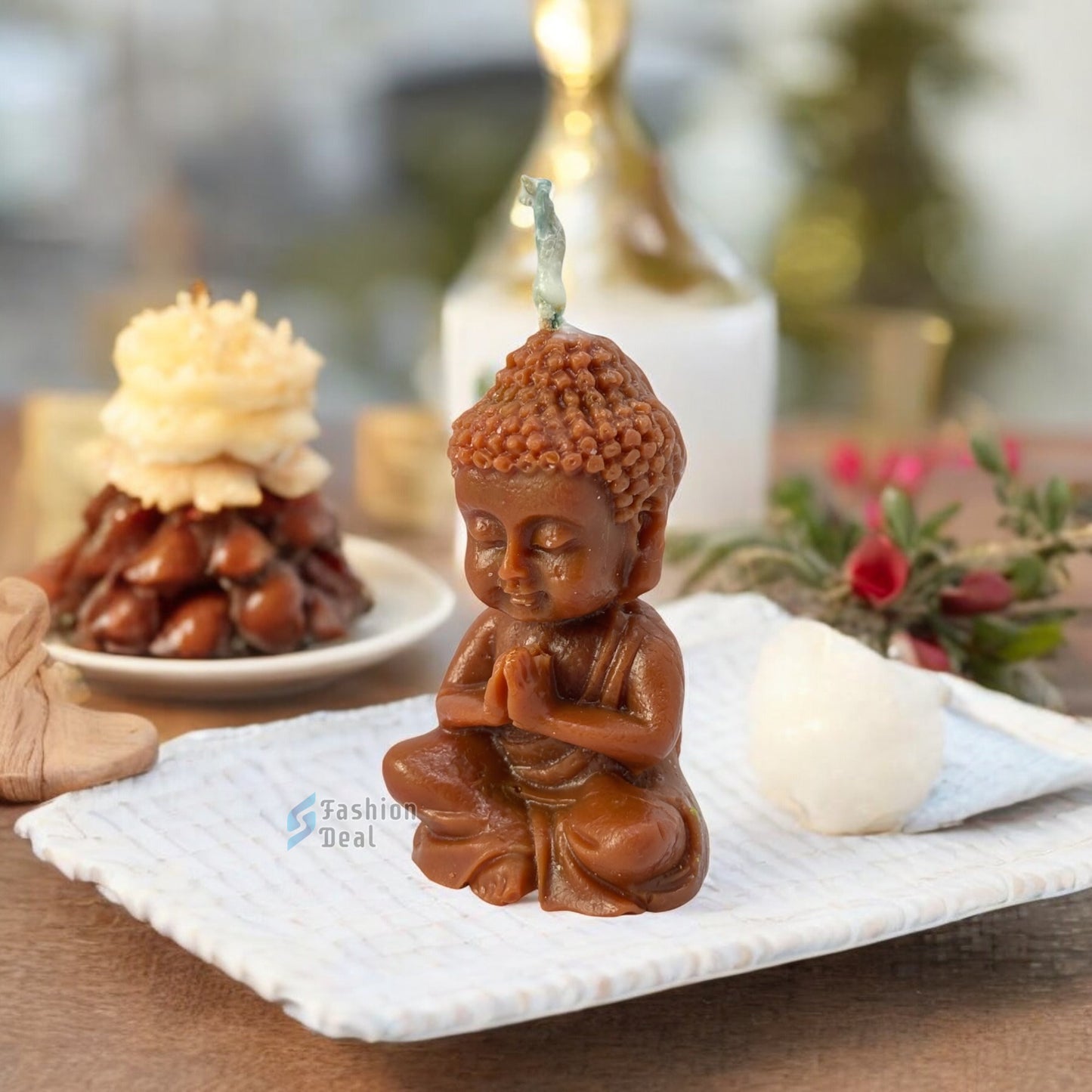 Soy Wax Scented Buddha Design candle