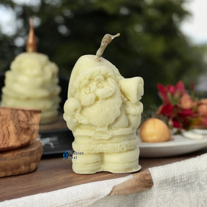 Soy Wax Scented Mini Santa Claus candle