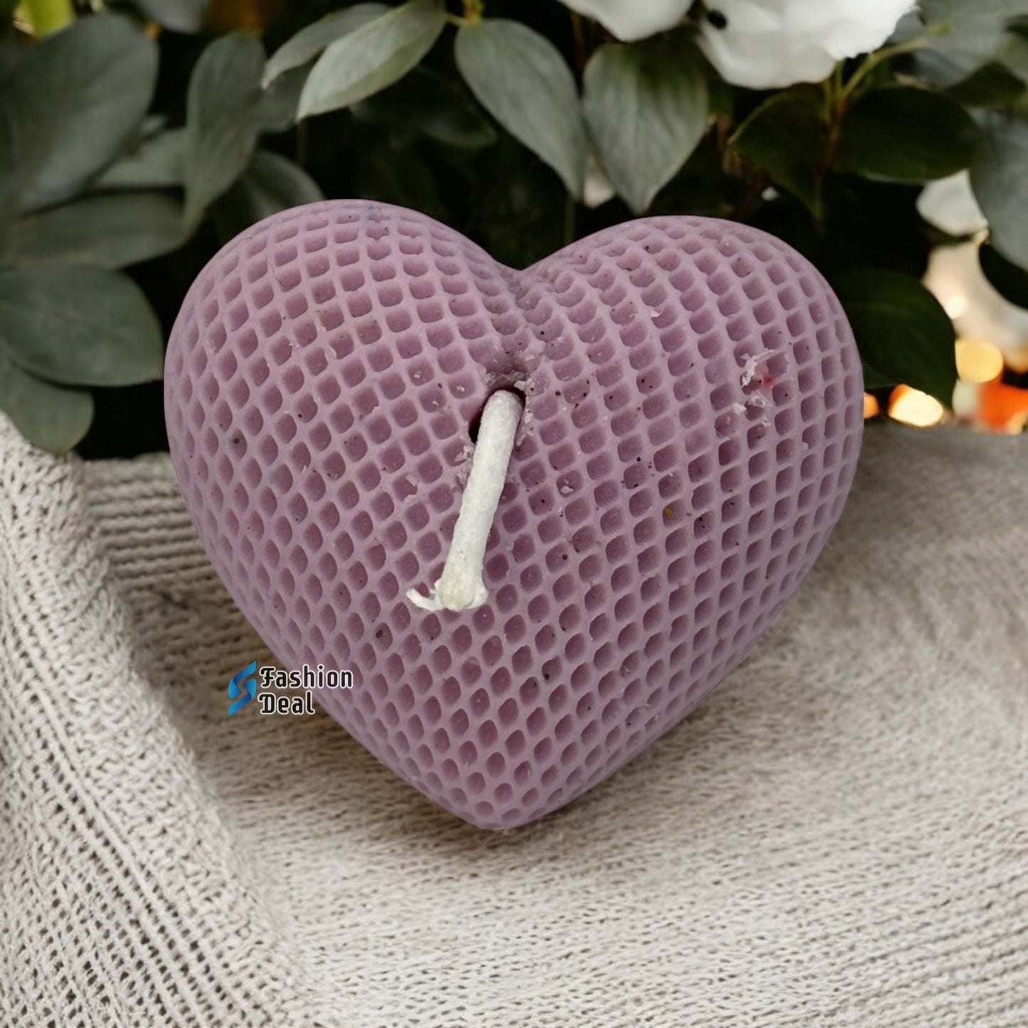 Soy Wax Scented Heart Shape Candle