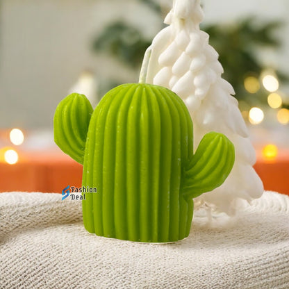 Soy Wax Scented Cactus Design candle